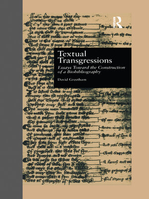cover image of Textual Transgressions